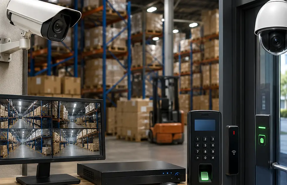 Centro logístico con sistemas de control y monitoreo