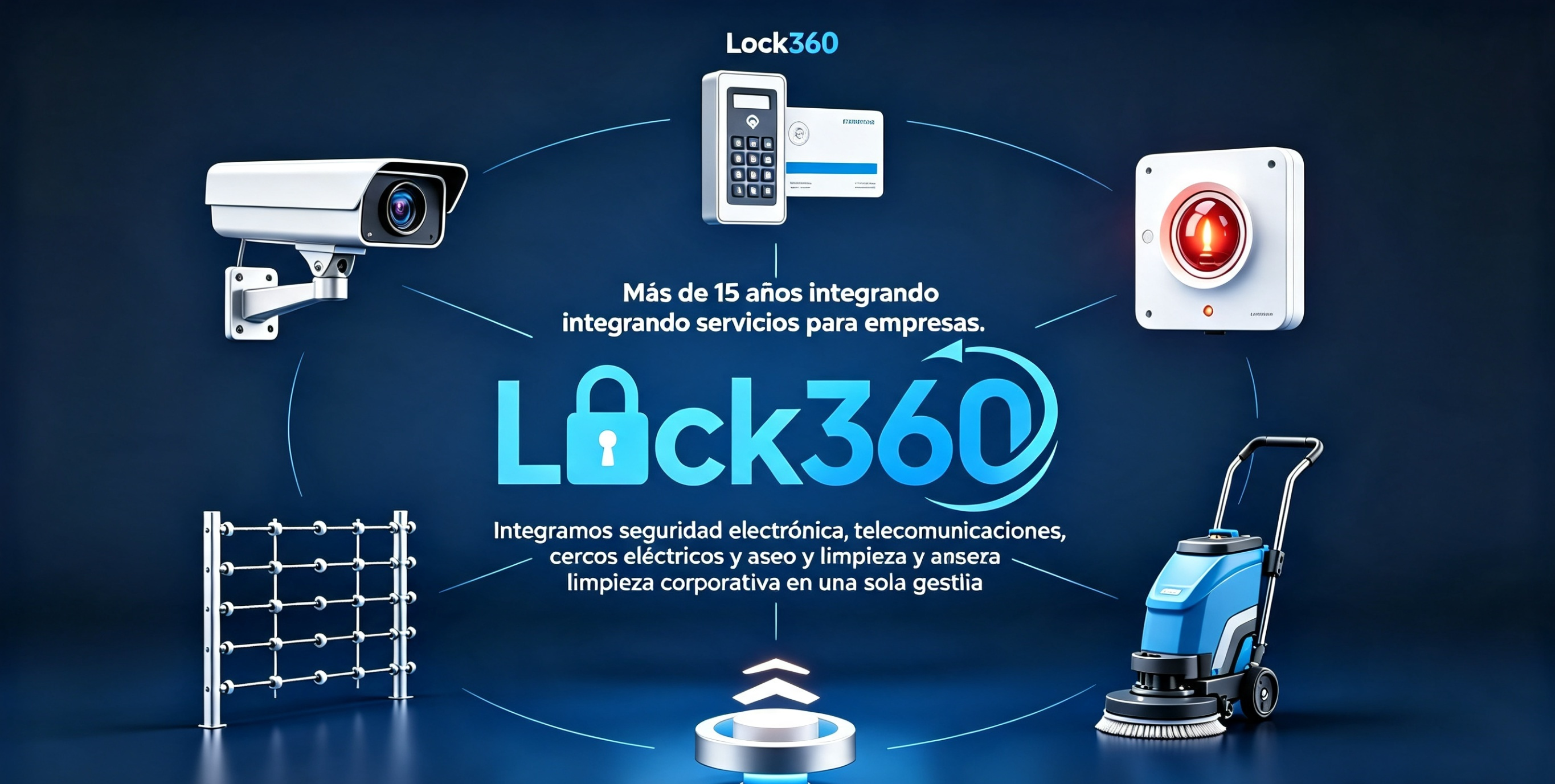 Equipo de Lock360 en terreno durante una instalación