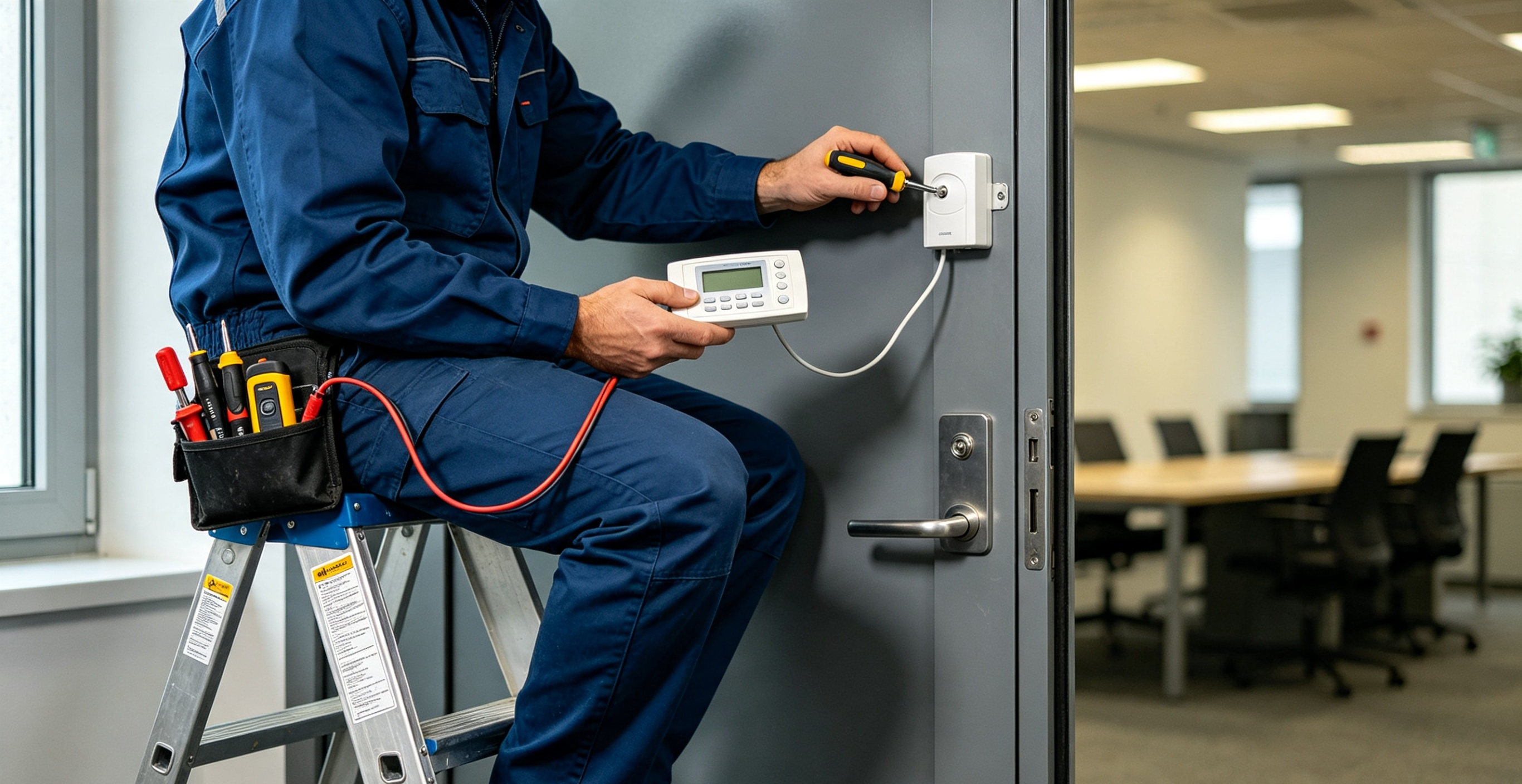 Sensor de intrusión en perímetro de instalación industrial